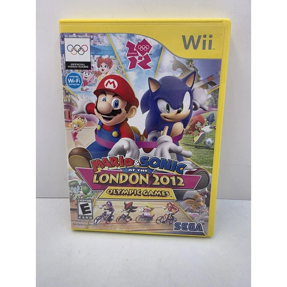 Mario & Sonic At The London 2012 Olympic Games Nintendo Wii Complete CIB Tested